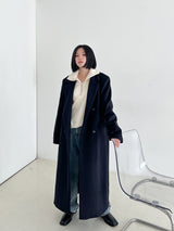 リブハーフジップアップニット/Ribbed Half Zip Up Knit (4color)