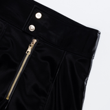 Faux Leather Mini Skirt