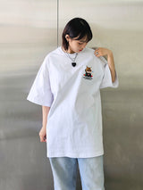 サングラスキャット半袖Tシャツ / VENTIQUE Sunglasses cat T-shirt 3color