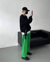 サイドスリットスウェットシャツ / NB Side slit sweatshirt (2 colors)