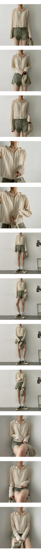 セルグロフードジップアップ / Sergoljenit Hood Zip-Up