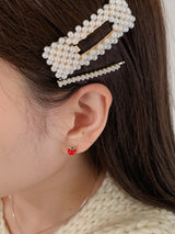 [925silver] ロニーアップルピアス / [925silver] Ronnie Apple Earrings