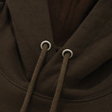 ウィティーバニーブークレワーディングフーディー／WITTY BUNNY BOOKLE WORDING HOODIE [BROWN]