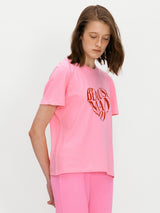 Bemuse heart tee - Baby pink (6699097751670)