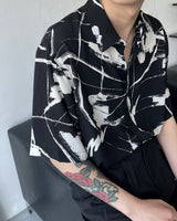 ドローイングパターンシャツ / OWN Drawing Pattern Shirt (2 colors)