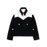 クリントウェスタンブルーベル/YM Clint Western leather Cotton Jacket (2 colors)