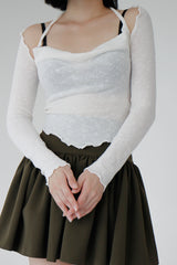 クリスオフショルダーTシャツ / Chris Off Shoulder T-shirt (4color)