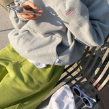 ナッピングエンブロイダリー2WAYジョガーパンツ / [Bellied made] napping embroidery two-way jogger pants
