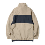 セミオーバーフィットブロックトラックジャケット/Semi Overfit Seperate Block Track Jacket J15 Beige/Navy (6604000657526)