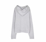 0MW tough cutting hoodie_melange gray