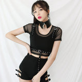 アイレットブラトップ / TOP(6587) eyelet bra top