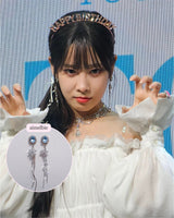  Diamond Petals Earring - Light Sapphire (Lovelyz Jiae, April Chaekyung Earring)