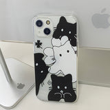 ラッキーブラックキャットフォンケース