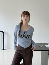 バリーVネックTシャツ / Valley V-neck T-shirt (4color)