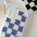 CHECKERBOARD HARD JELL CASE_ORANGE
