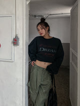 (UNISEX) ホンダウォッシングプリント長袖
