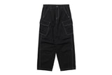 WIDE COTTON CARGO PANTS