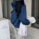 [BELLIDE MADE] Hug napping boxy loose fit hoodie