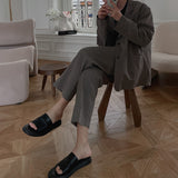 Never Linen Over Blazer (4color)