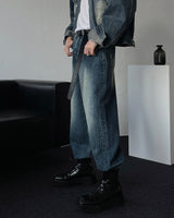 MG727 Garment Dining Denim Pants (3 colors)