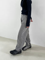Slit puff point pants
