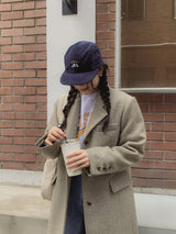 [wool30%] オアシングルウールロングコート