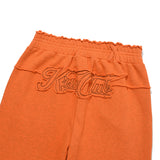 APPLIQUE JERSEY PANTS [MELANGE ORANGE]