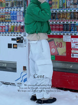 Temperature padding wide pants