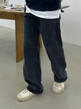ナーブスノーブルーセミデニムパンツ / NERB SNOW BLUE SEMI DENIM PANTS(ONE COLOR)