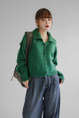 ディープリーカラーカーディガン/Deeplly collar cardigan (3color)