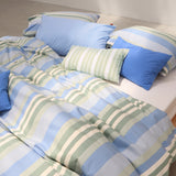 Blue raya duvet cover Qsize(200x230cm)