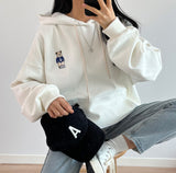 ビッグベア刺繡フーディー / Big Bear Embroidered Hood