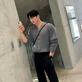 V-Neck Ribbed Cardigan (6684154527862)