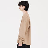 RE:ON LOGO LONG SLEEVE SHIRT (BEIGE)