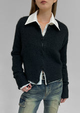[MADE] Huskin Round Neck Knit Cardigan