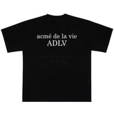 BABY FACE GLASSES BOY SHORT SLEEVE T-SHIRT BLACK
