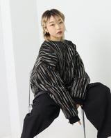 レトロパターンカーディガン / Retro Pattern Cardigan_2color