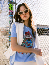 ローズガーデンTシャツ / Rose Garden T-Shirt (Light Blue)