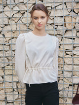 DIANA STRING BLOUSE_4COLOR (6638372192374)