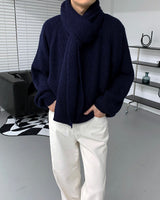 アルパカマフラーニットセット / BL Alpaca Muffler Knit Set (4 colors)