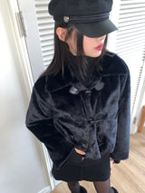 [MADE] Pairing mink fur tteokbokki quilted jacket