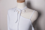 ホルターアンフテッドクロップTシャツ / (9067) Halter Unfooted Crop Tee