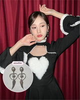 エンジェルハートピアス / Silver Angel Heart Piercing