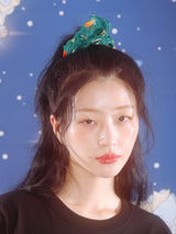 済州オレンジシュシュ/1 0 jeju orange scrunchie