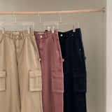 [BELLIDE MADE] Colorful Cotton Cargo Pants