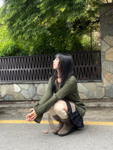 サマービンテージダメージロングニット / Summer Vintage Damage Long Knit