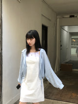 Layered Punching Mini Dress