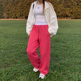 [BELLIDE MADE] Spring version embroidered two-way jogger training pants