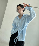 Self-Tie Belt Shirt (6595306750070)