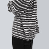 ストライプアンゴラニット / Striped Angora Knit